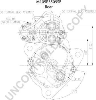 Prestolite Electric M105R3509SE - Стартер avtokuzovplus.com.ua