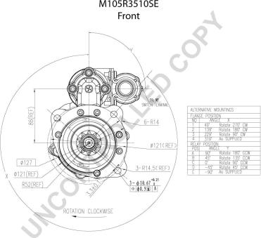 Prestolite Electric M105R3510SE - Стартер autocars.com.ua