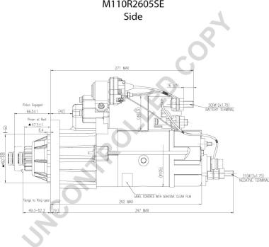 Prestolite Electric M110R2605SE - Стартер autocars.com.ua