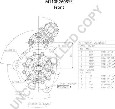 Prestolite Electric M110R2605SE - Стартер autocars.com.ua