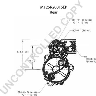 Prestolite Electric M125R2001SEP - Стартер autocars.com.ua