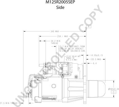 Prestolite Electric M125R2005SEP - Стартер autocars.com.ua