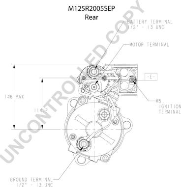 Prestolite Electric M125R2005SEP - Стартер autocars.com.ua