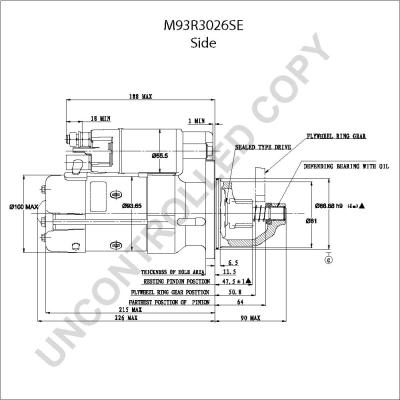 Prestolite Electric M93R3026SE - Стартер avtokuzovplus.com.ua