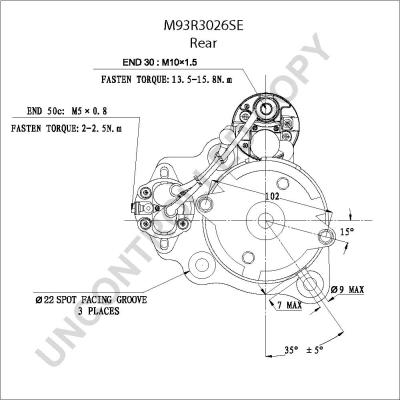 Prestolite Electric M93R3026SE - Стартер avtokuzovplus.com.ua