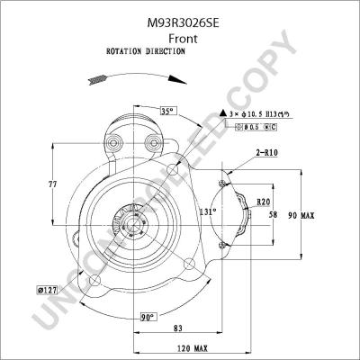 Prestolite Electric M93R3026SE - Стартер avtokuzovplus.com.ua