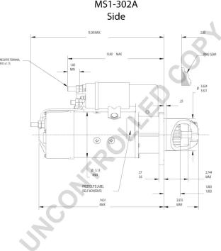 Prestolite Electric MS1-302A - Стартер autocars.com.ua