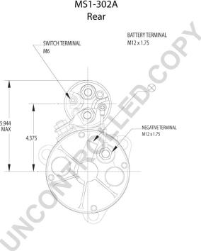 Prestolite Electric MS1-302A - Стартер autocars.com.ua