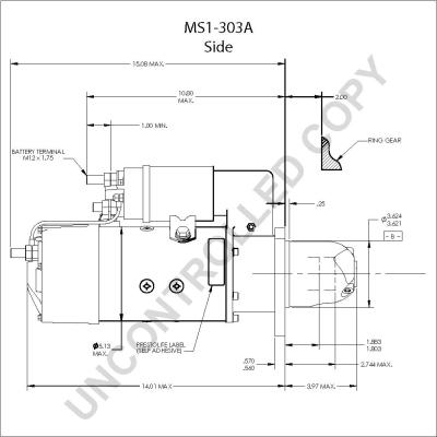 Prestolite Electric MS1-303A - Стартер autocars.com.ua