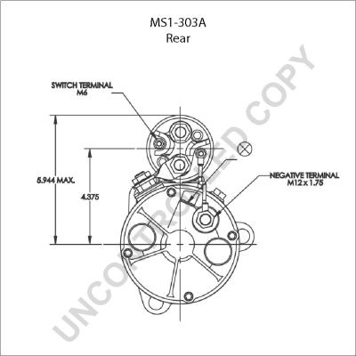 Prestolite Electric MS1-303A - Стартер autocars.com.ua