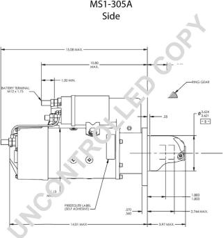 Prestolite Electric MS1-305A - Стартер autocars.com.ua