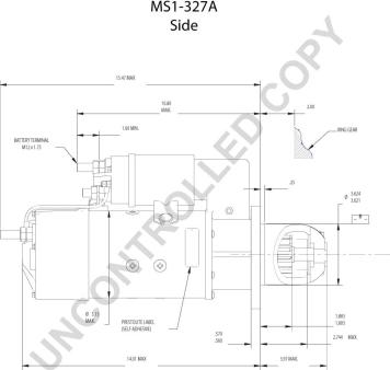 Prestolite Electric MS1-327A - Стартер autodnr.net