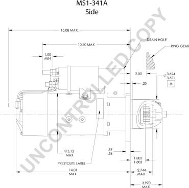 Prestolite Electric MS1-341A - Стартер autodnr.net