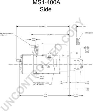 Prestolite Electric MS1-400A - Стартер autocars.com.ua