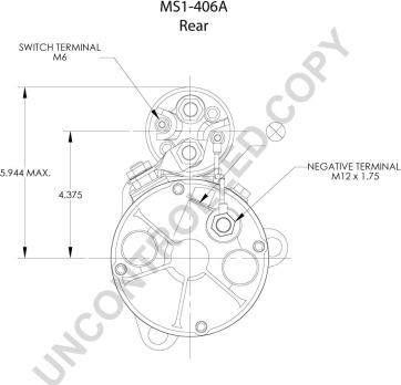 Prestolite Electric MS1-406A - Стартер autodnr.net