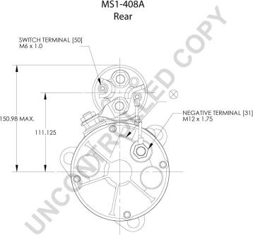 Prestolite Electric MS1-408A - Стартер autocars.com.ua