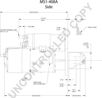 Prestolite Electric MS1-408A - Стартер autocars.com.ua