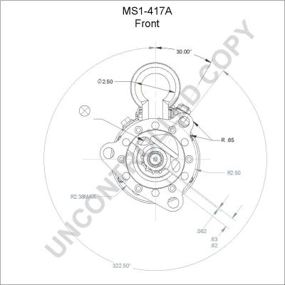 Prestolite Electric MS1-417A - Стартер autodnr.net