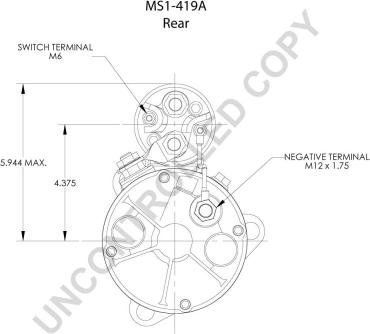 Prestolite Electric MS1-419A - Стартер autocars.com.ua