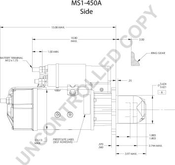 Prestolite Electric MS1-450A - Стартер autocars.com.ua