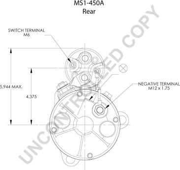 Prestolite Electric MS1-450A - Стартер autocars.com.ua