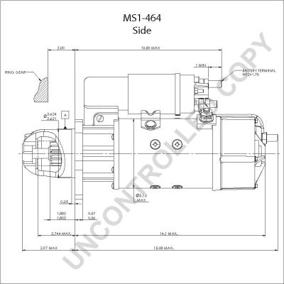 Prestolite Electric MS1-464 - Стартер autocars.com.ua