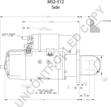 Prestolite Electric MS2-512 - Стартер autocars.com.ua