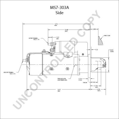 Prestolite Electric MS7-303A - Стартер autodnr.net