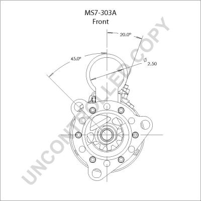 Prestolite Electric MS7-303A - Стартер autodnr.net