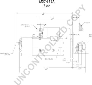 Prestolite Electric MS7-312A - Стартер autocars.com.ua