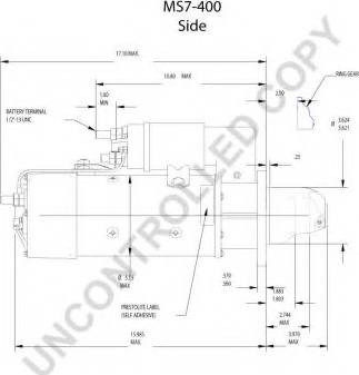 Prestolite Electric MS7-400A - Стартер autocars.com.ua