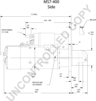 Prestolite Electric MS7-400 - Стартер avtokuzovplus.com.ua