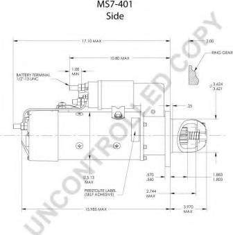 Prestolite Electric MS7-401A - Стартер autodnr.net