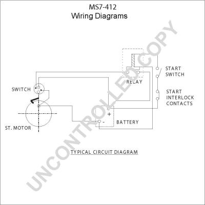 Prestolite Electric MS7-412A - Стартер avtokuzovplus.com.ua