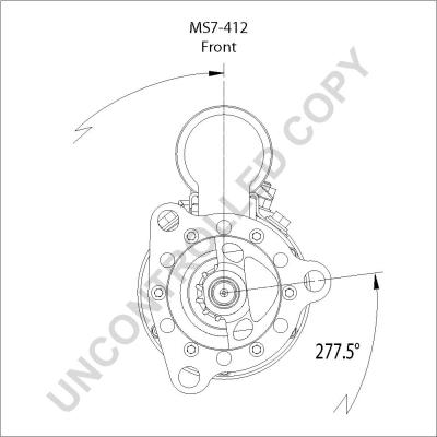 Prestolite Electric MS7-412A - Стартер avtokuzovplus.com.ua