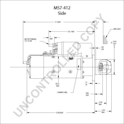 Prestolite Electric MS7-412A - Стартер avtokuzovplus.com.ua