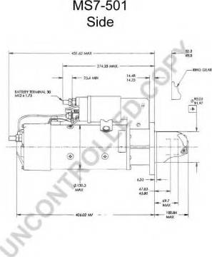 Prestolite Electric MS7-501A - Стартер autocars.com.ua