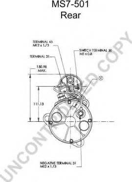 Prestolite Electric MS7-501A - Стартер autocars.com.ua