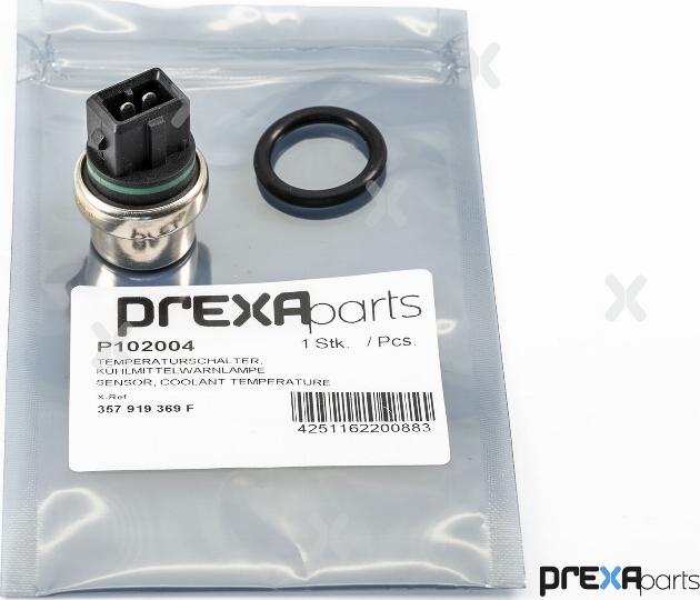 PREXAparts P102004 - Датчик, температура охолоджуючої рідини autocars.com.ua