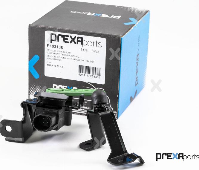 PREXAparts P103136 - Датчик, ксенонове світло (регулювання кута нахилу фар) autocars.com.ua