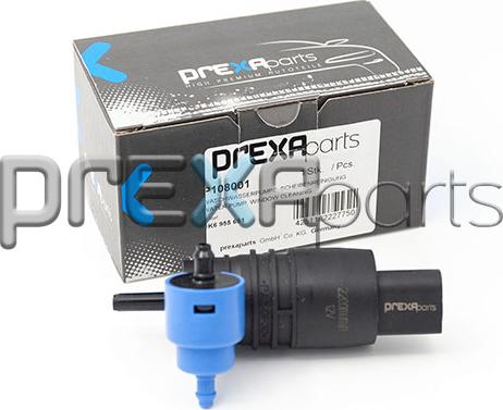 PREXAparts P108001 - Водяной насос, система очистки окон avtokuzovplus.com.ua