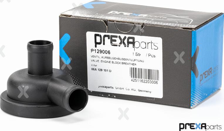 PREXAparts P129006 - Клапан, отвода воздуха из картера avtokuzovplus.com.ua