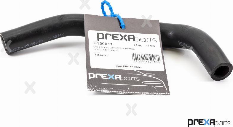 PREXAparts P150011 - Шланг, система подачі повітря autocars.com.ua