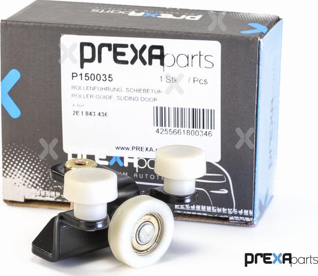 PREXAparts P150035 - Напрямна ролика, зсувні двері autocars.com.ua