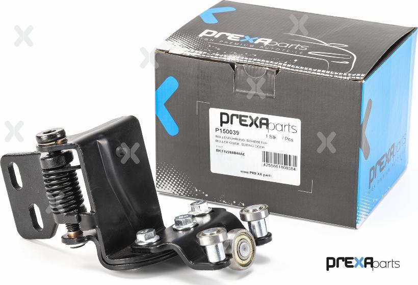 PREXAparts P150039 - Напрямна ролика, зсувні двері autocars.com.ua