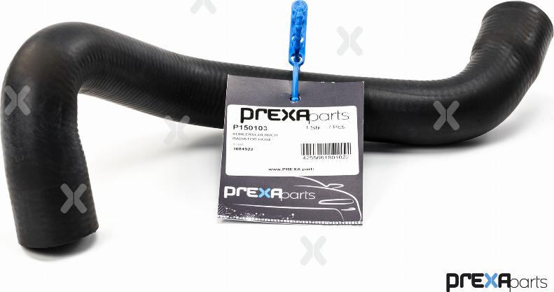 PREXAparts P150103 - Шланг радіатора autocars.com.ua