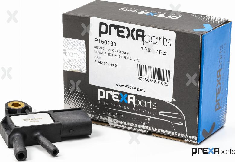 PREXAparts P150163 - Датчик, тиск вихлопних газів autocars.com.ua