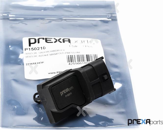 PREXAparts P150210 - Датчик, тиск у впускний трубі autocars.com.ua