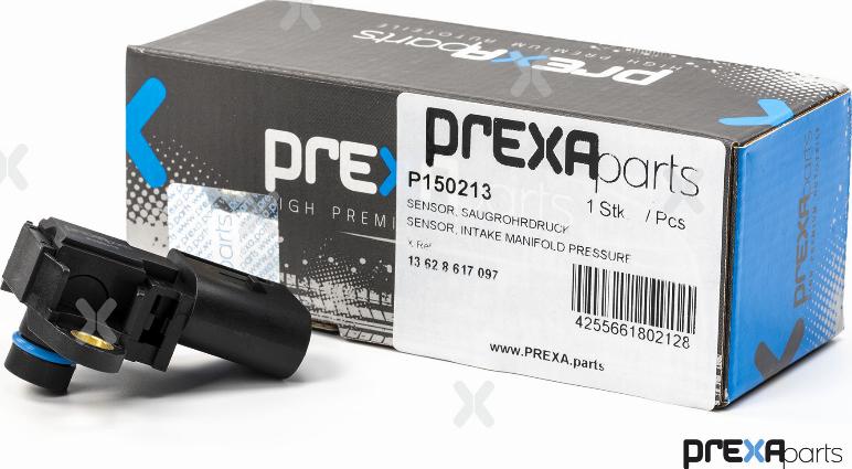 PREXAparts P150213 - Датчик, тиск у впускний трубі autocars.com.ua