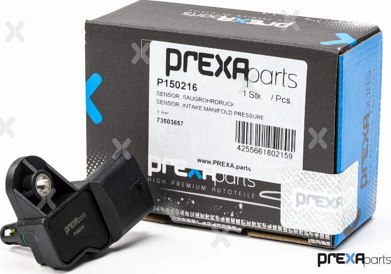 PREXAparts P150216 - Датчик, тиск у впускний трубі autocars.com.ua